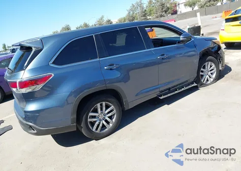 2015 Toyota Highlander Le Plus V6/Le V6 из США, поврежденный, VIN 5TDZKRFH7FS066148